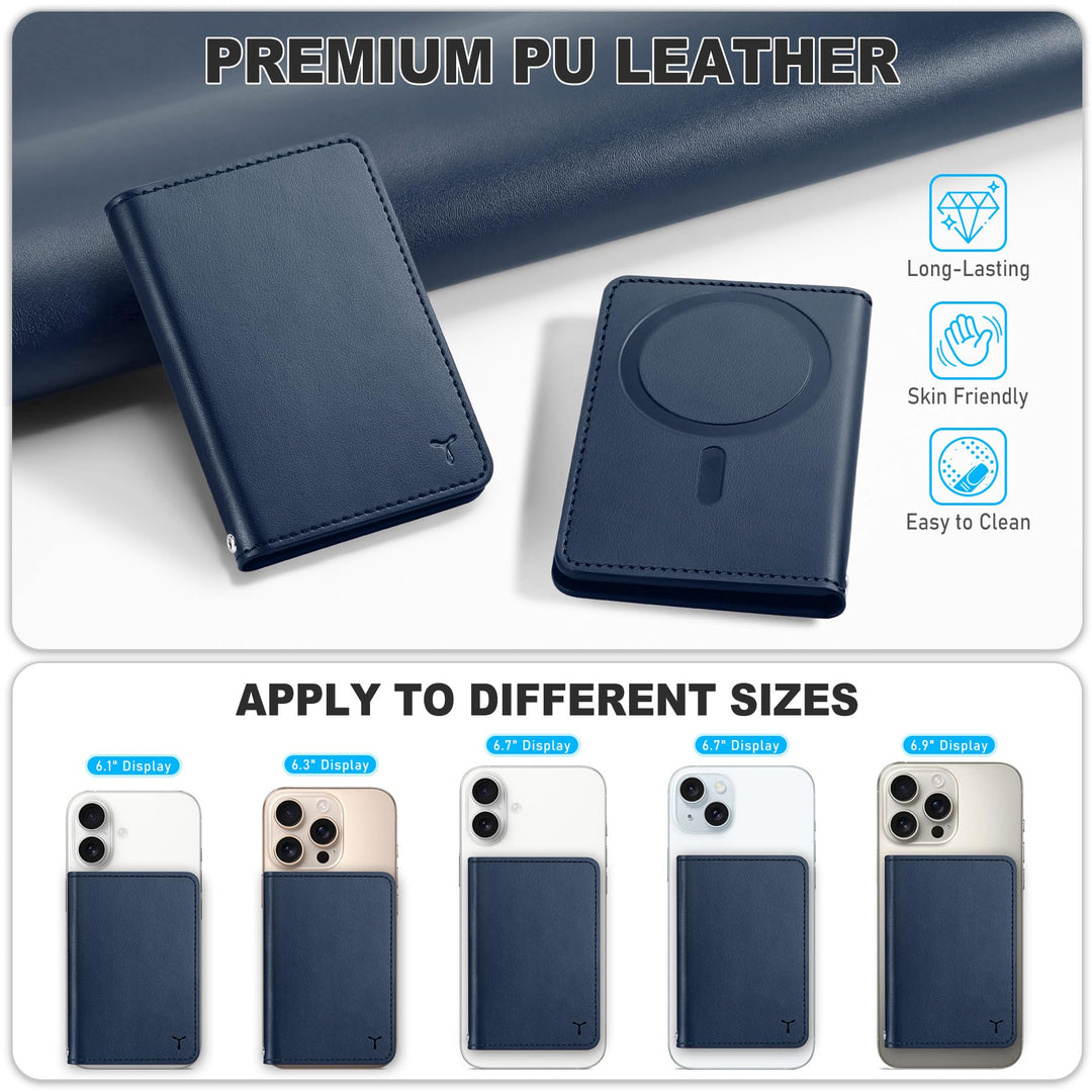 Magsafe PU Wallet - RFID, 6 Slots, Clear ID - DOKUTRONIX