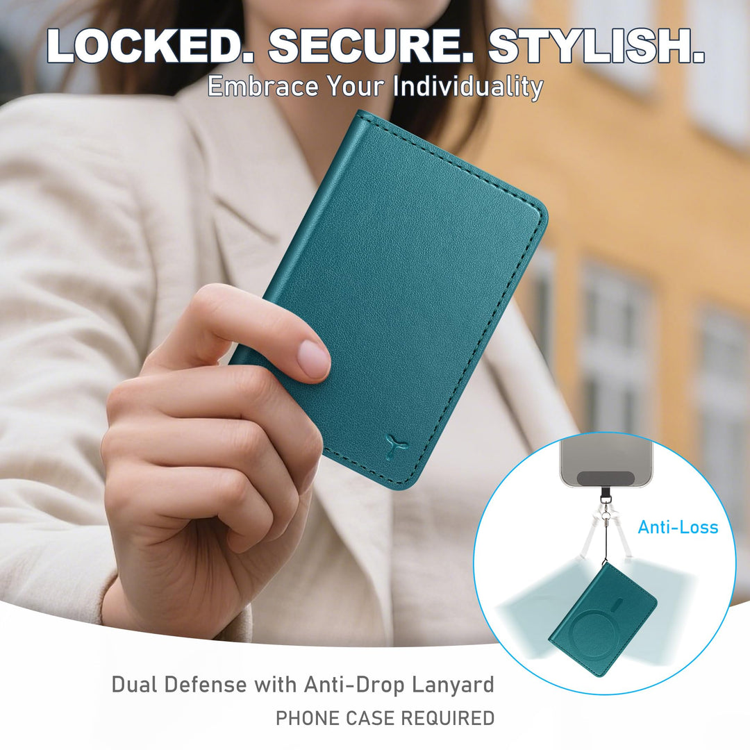 Magsafe PU Wallet - RFID, 6 Slots, Clear ID - DOKUTRONIX