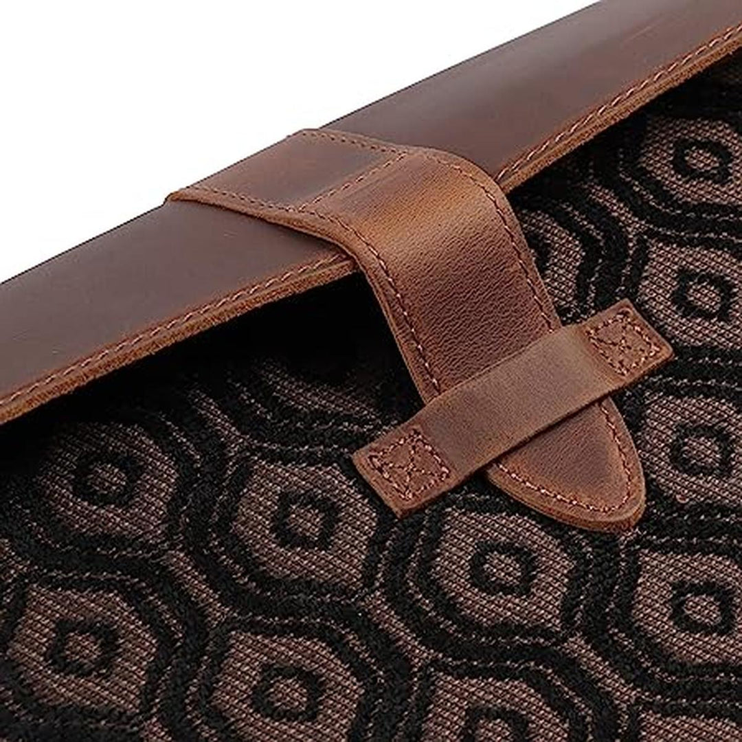 Cinnamon Leather MacBook Sleeve - DOKUTRONIX