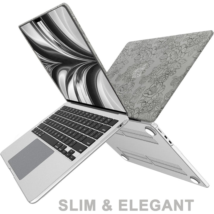 Floral Elegance MacBook Air 13.6 Case & Cover