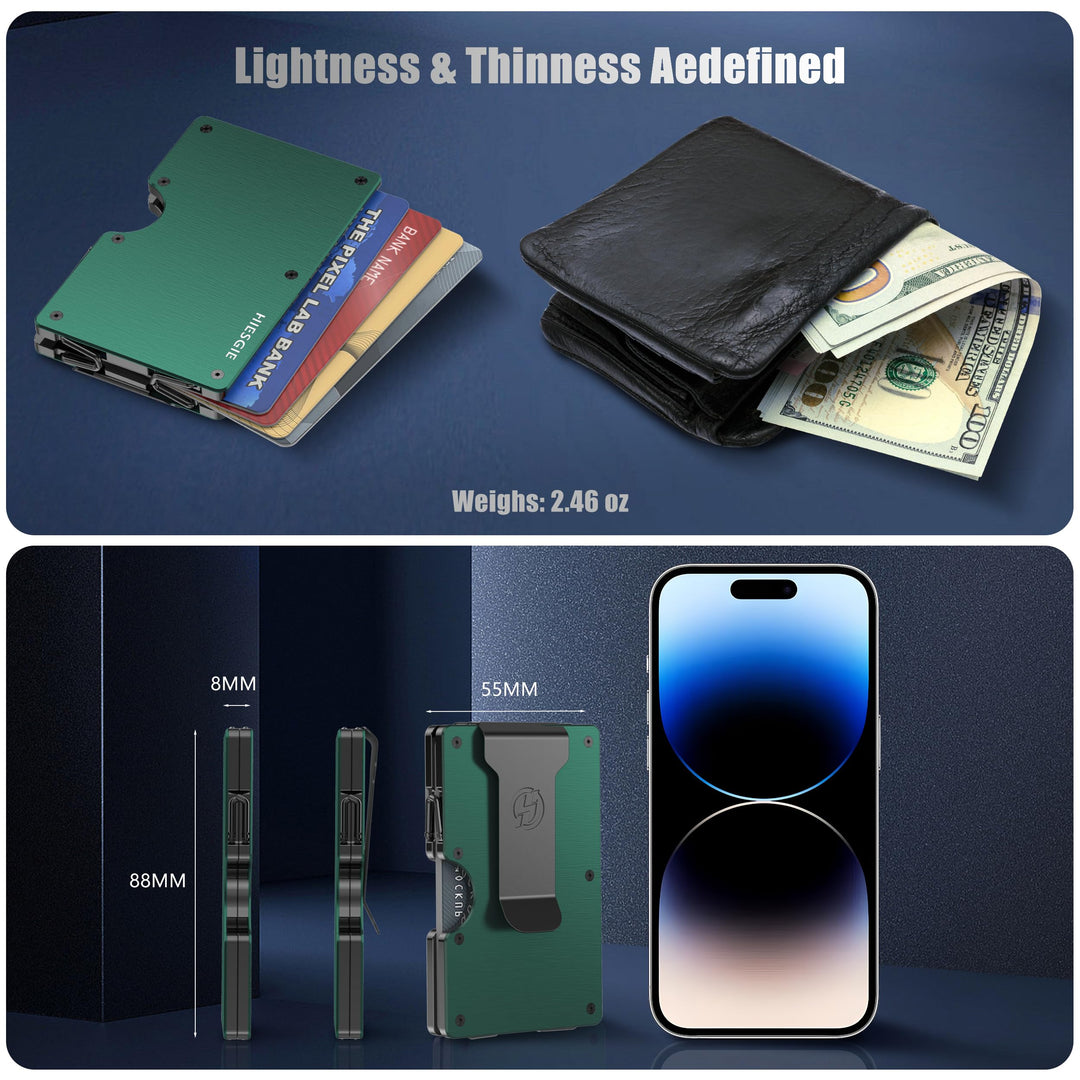 MagSafe Slim Wallet: RFID Metal Card Holder - DOKUTRONIX