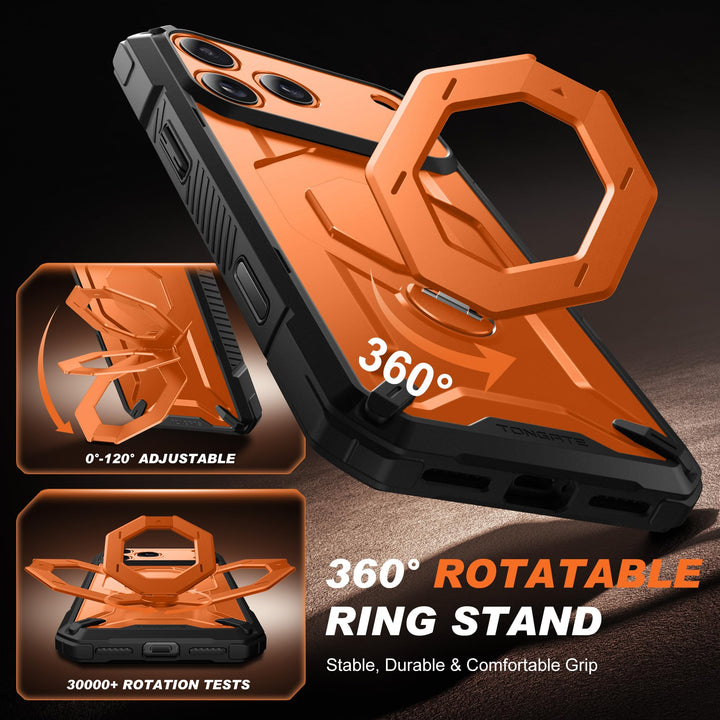 TONGATE 360° MagSafe Armor Case w/ Privacy & Camera Guard