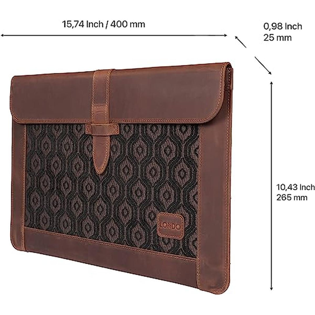 Cinnamon Leather MacBook Sleeve - DOKUTRONIX