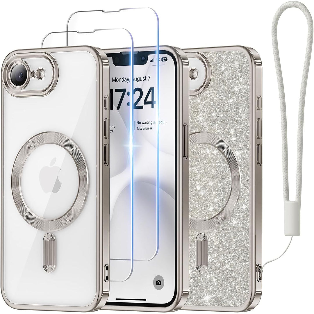 Cosmic Orange Glitter MagSafe Case for iPhone 17 Pro Max