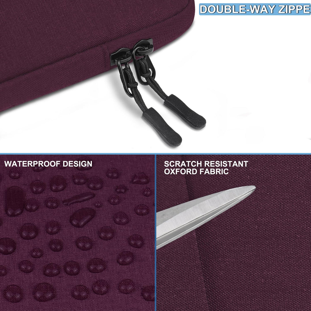 Gray Shockproof 13.3 Laptop Sleeve & Accessory Bag