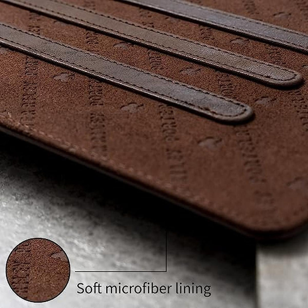 Riley Leather iPad Case (Chocolate) - DOKUTRONIX