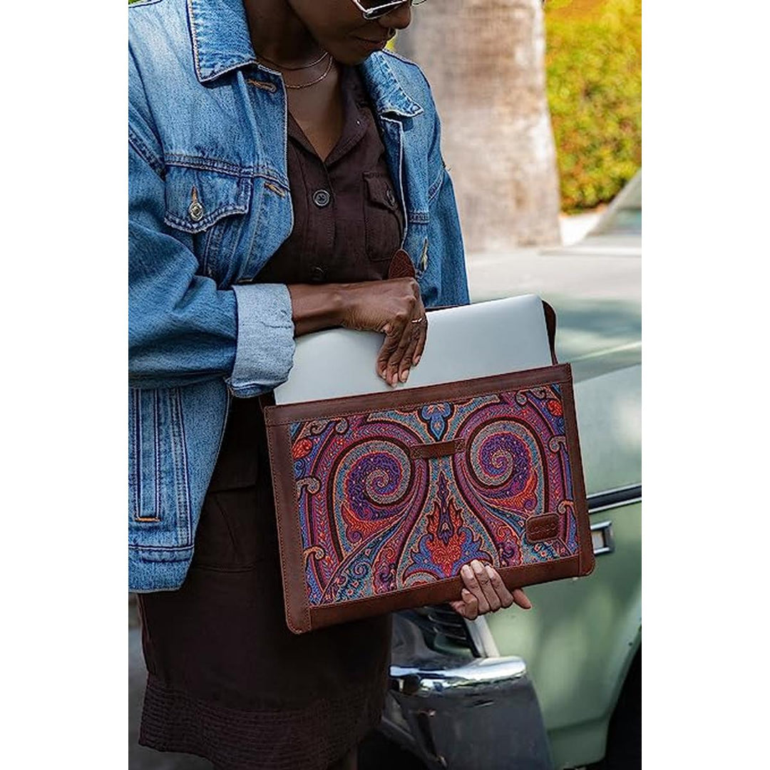 LeatherMac Brown Bag - Versatile Sizes Available - DOKUTRONIX