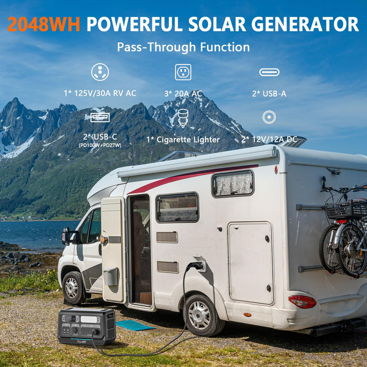 ALLWEI Solar Generator 280Wh