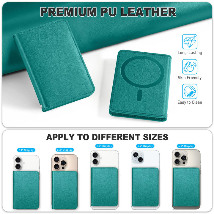 Magsafe PU Wallet - RFID, 6 Slots, Clear ID - DOKUTRONIX