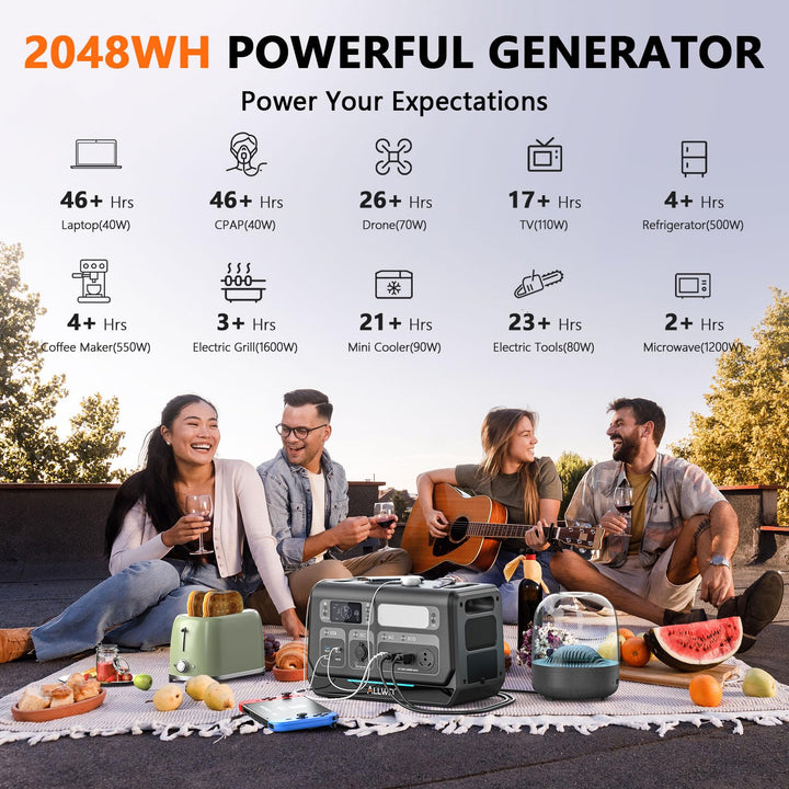 ALLWEI Solar Generator 280Wh