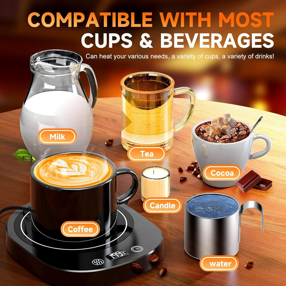 SmartTemp Coffee Mug Warmer with Timer & Auto Shut Off