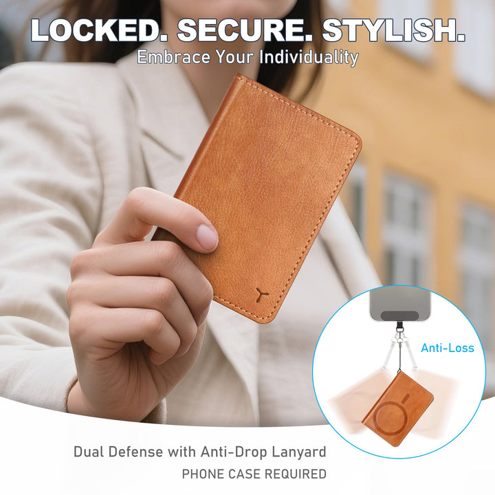 Magsafe PU Wallet - RFID, 6 Slots, Clear ID - DOKUTRONIX