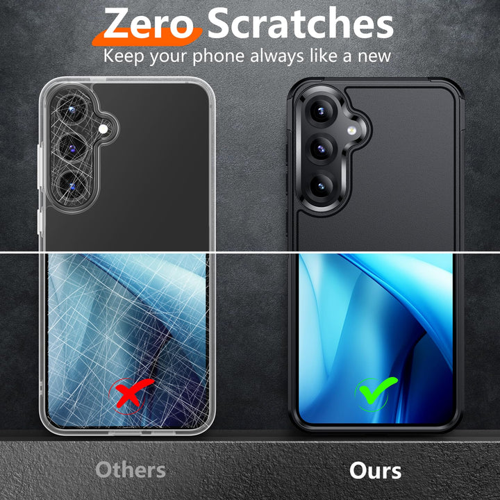 Red2Fire Designed for Samsung Galaxy A16 5G Case, [Military Grade Drop Protection] Non-Slip Heavy Duty Full Body Shockproof Protection Phone Case Galaxy A16 5G Case,Black - DOKUTRONIX