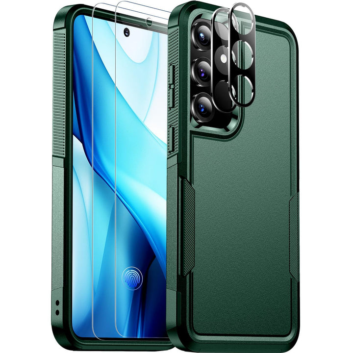 Red2Fire Designed for Samsung Galaxy A16 5G Case, [Military Grade Drop Protection] Non-Slip Heavy Duty Full Body Shockproof Protection Phone Case Galaxy A16 5G Case,Black - DOKUTRONIX