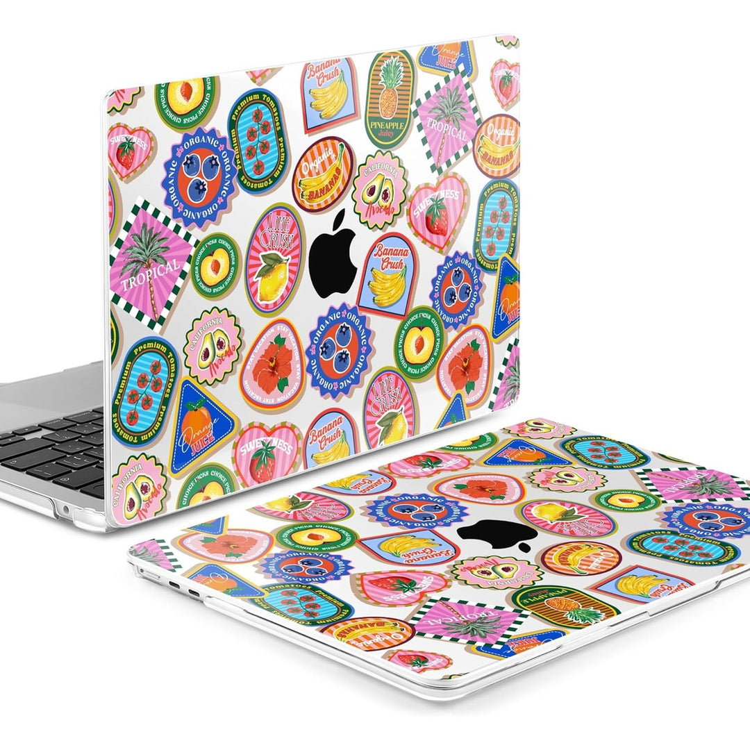 MEEgoodo Floral Hard Shell Case for MacBook Air 13