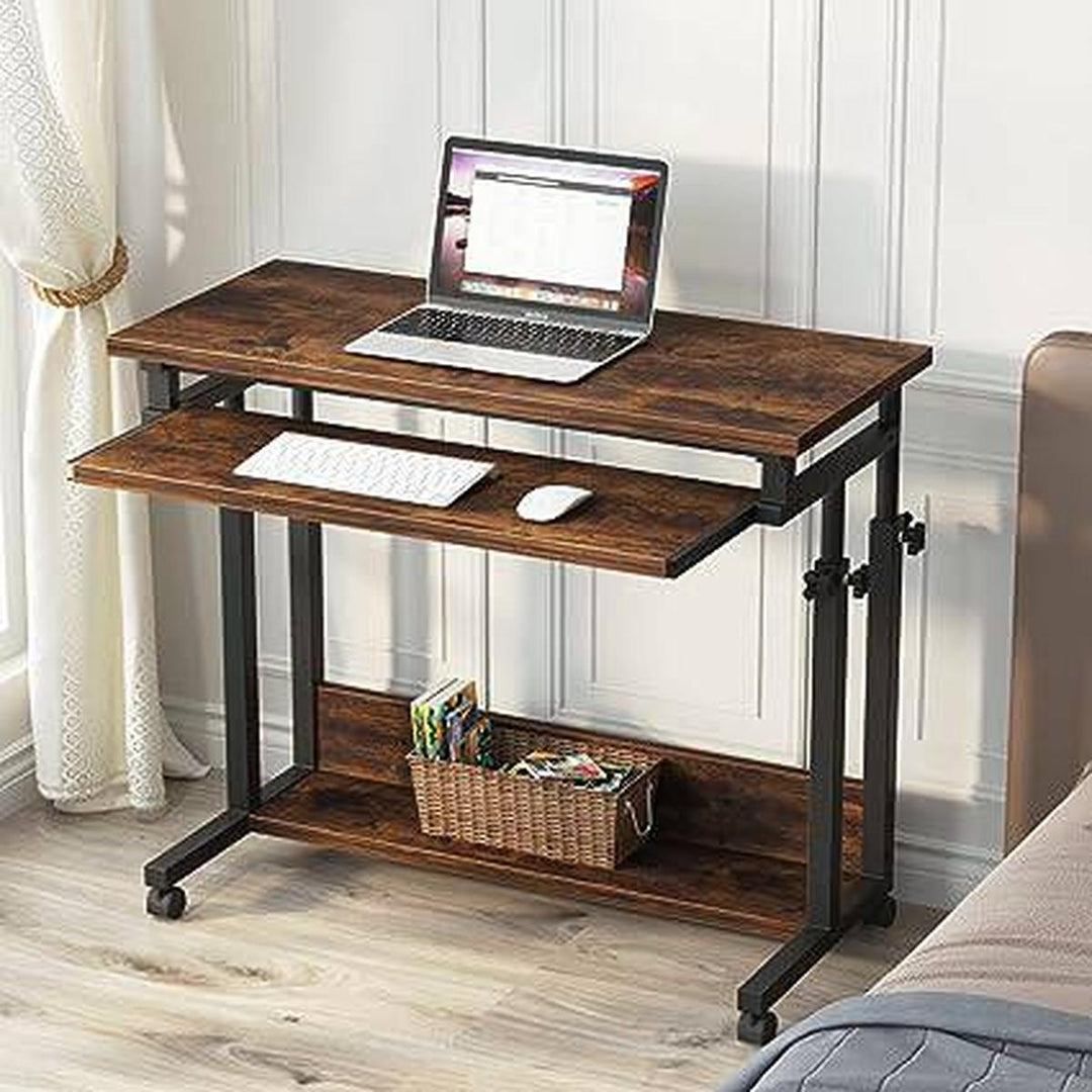 SofaMate: Adjustable Laptop Table in Brown - DOKUTRONIX