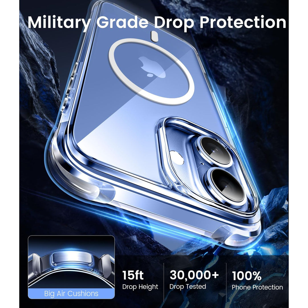 Mkeke Shield: Clear Military-Grade Case for iPhone 17