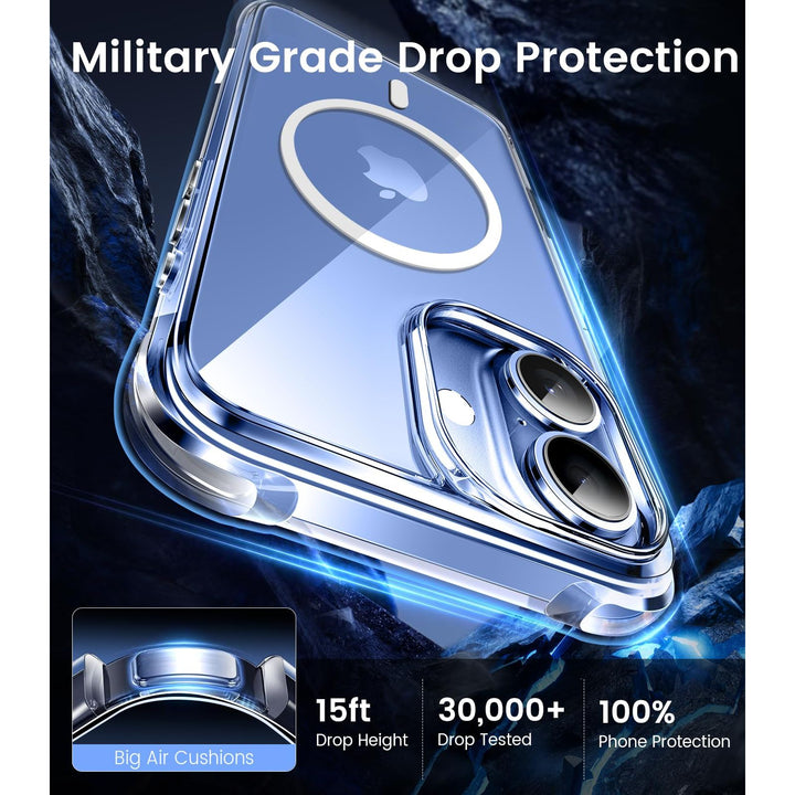 Mkeke Shield: Clear Military-Grade Case for iPhone 17