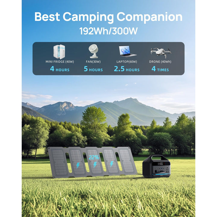 DaranPower 192Wh Solar Generator & Portable Charger