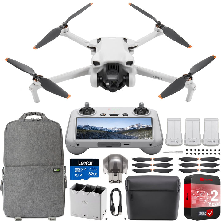 Mini 3 Drone Quad 4K Bundle