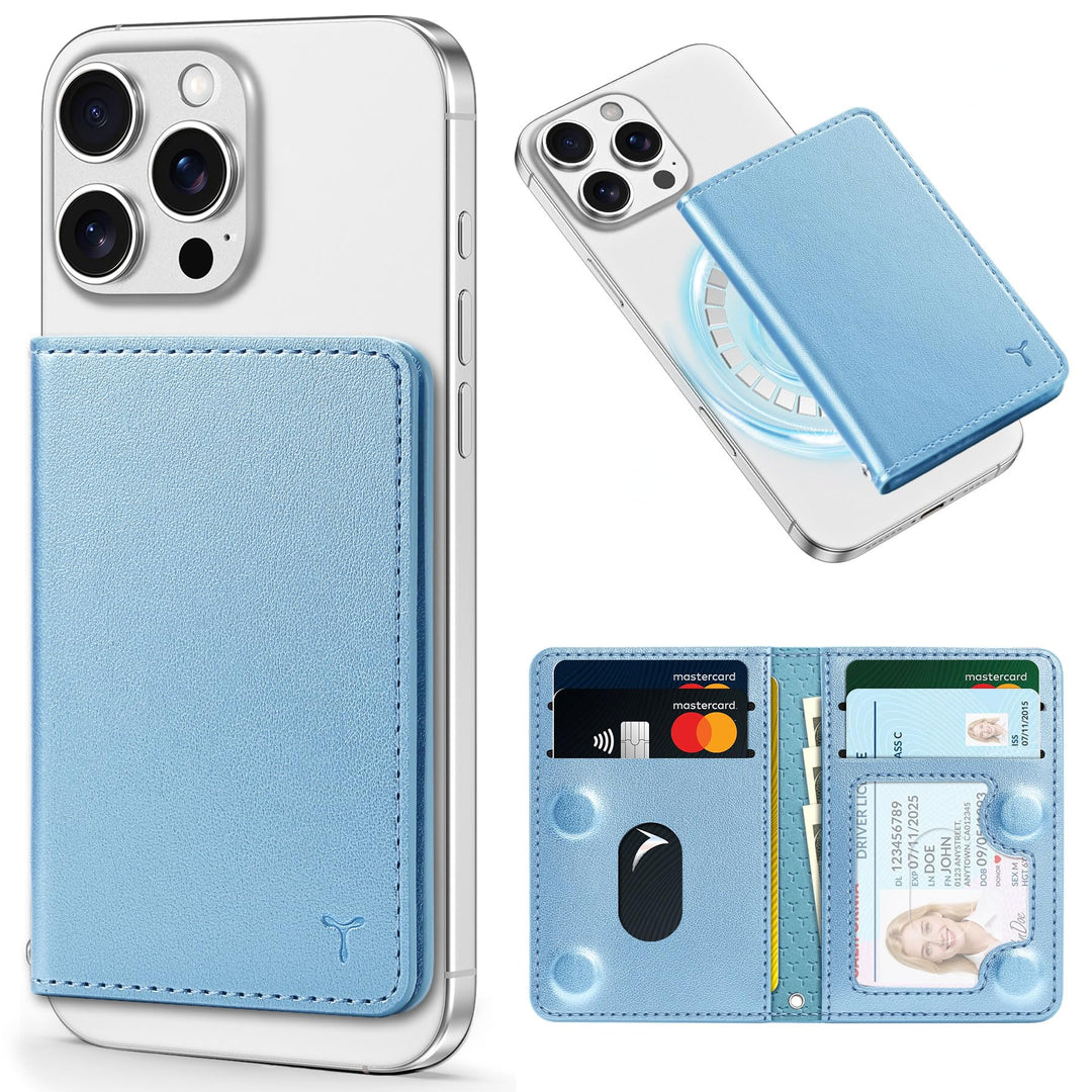 Magsafe PU Wallet - RFID, 6 Slots, Clear ID - DOKUTRONIX