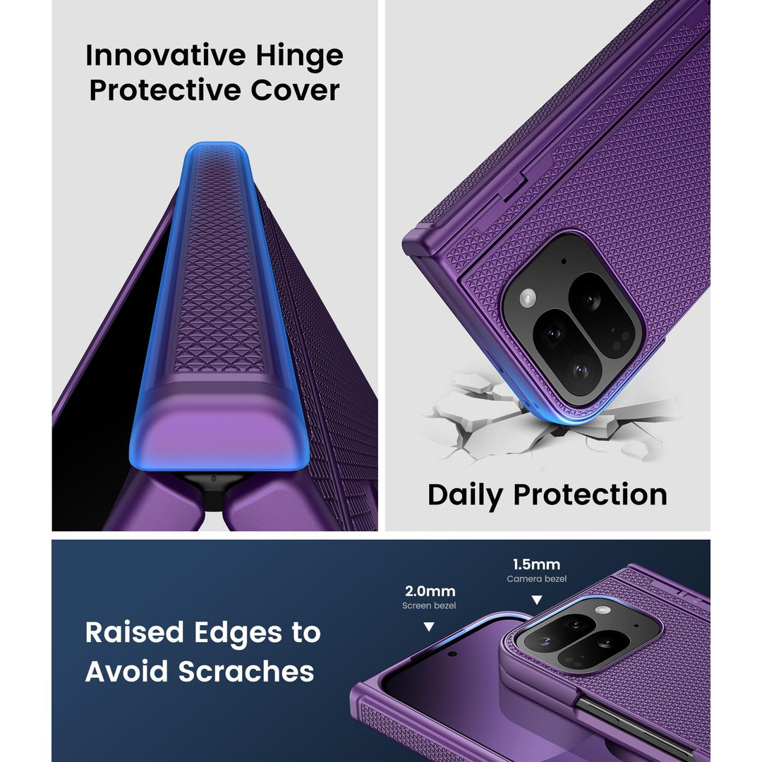 Pixel 10 Pro Fold Rugged Case with Stand & Protector - DOKUTRONIX