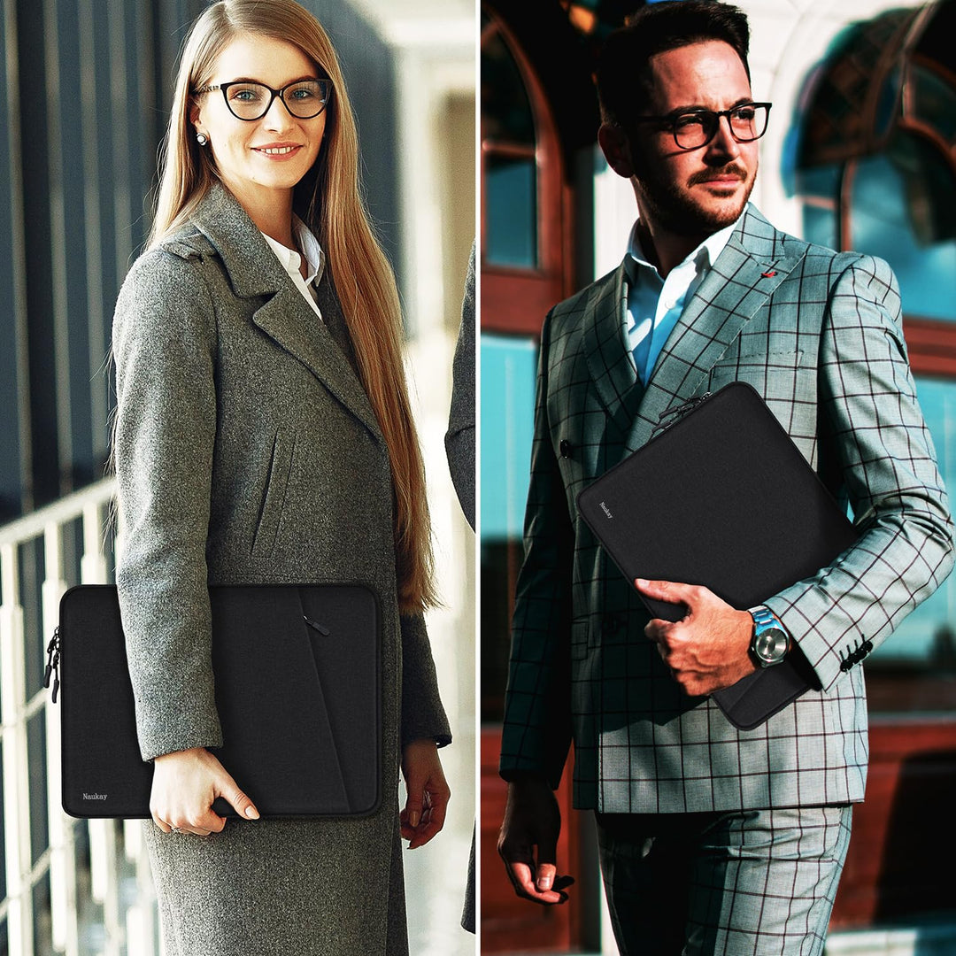 Gray Shockproof 13.3 Laptop Sleeve & Accessory Bag