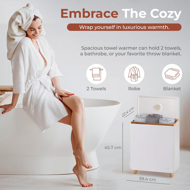 SereneLife Luxe Towel Warmer - Spa & Home Comfort
