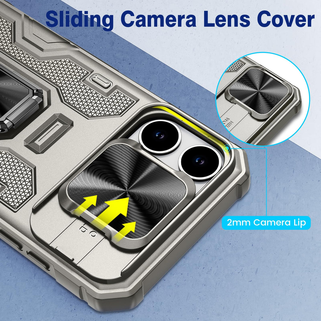 VEGO Armor Case for iPhone 16 Pro Max - Black