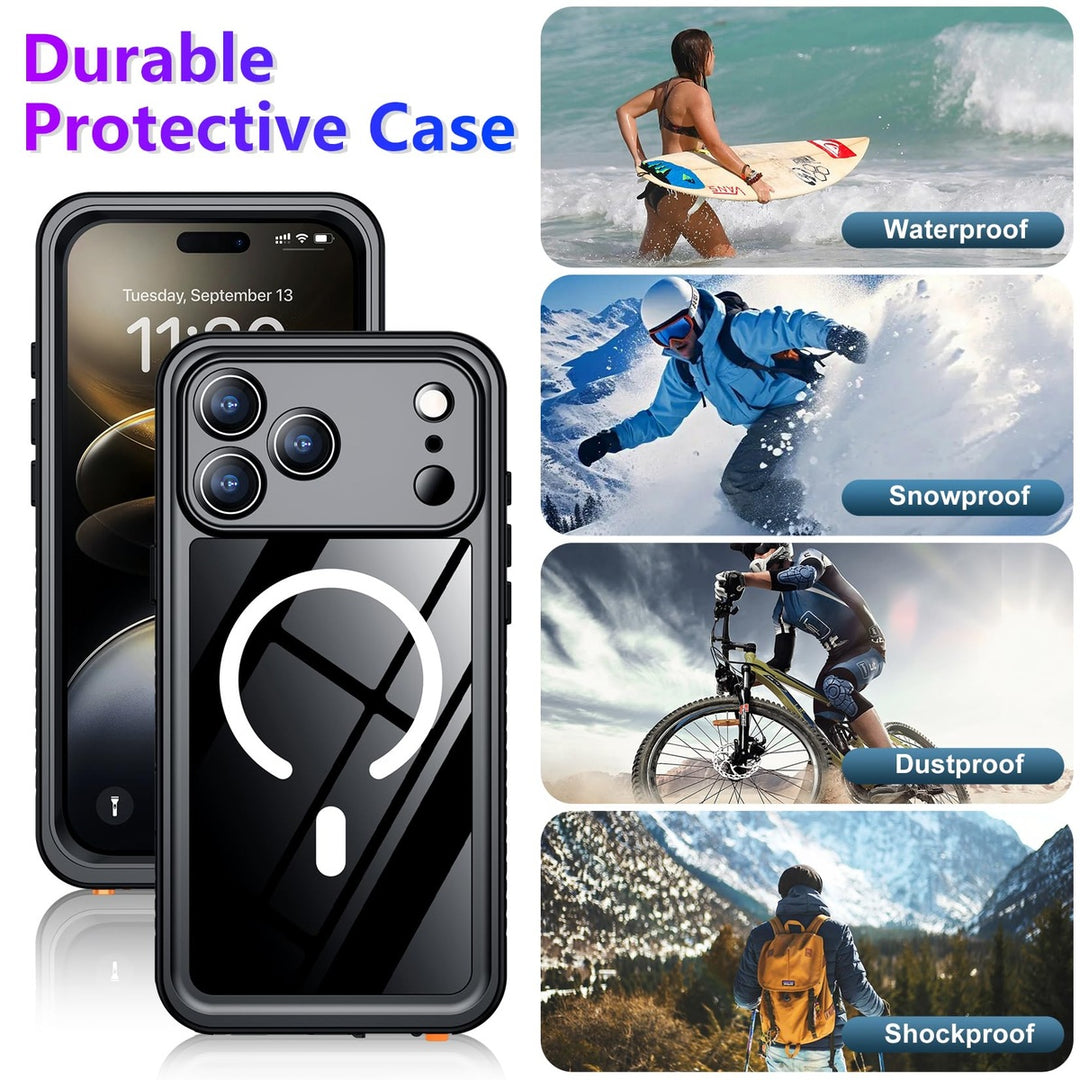 Temdan iPhone 17 Pro Max Case - Waterproof & Shockproof