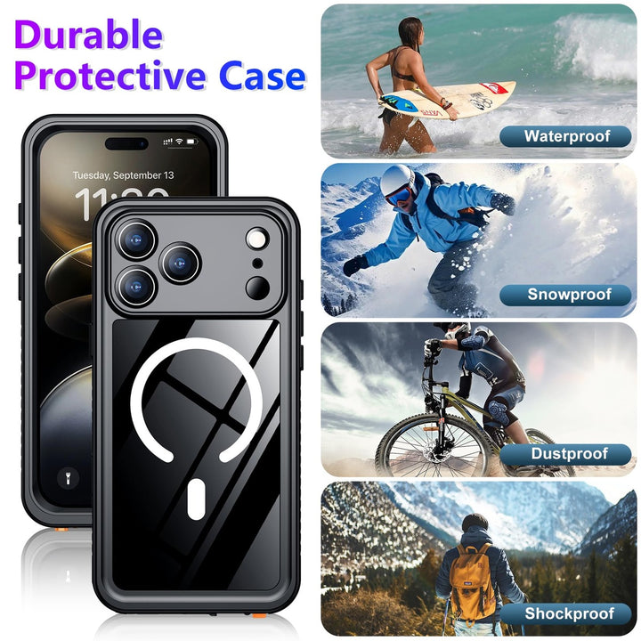 Temdan iPhone 17 Pro Max Case - Waterproof & Shockproof
