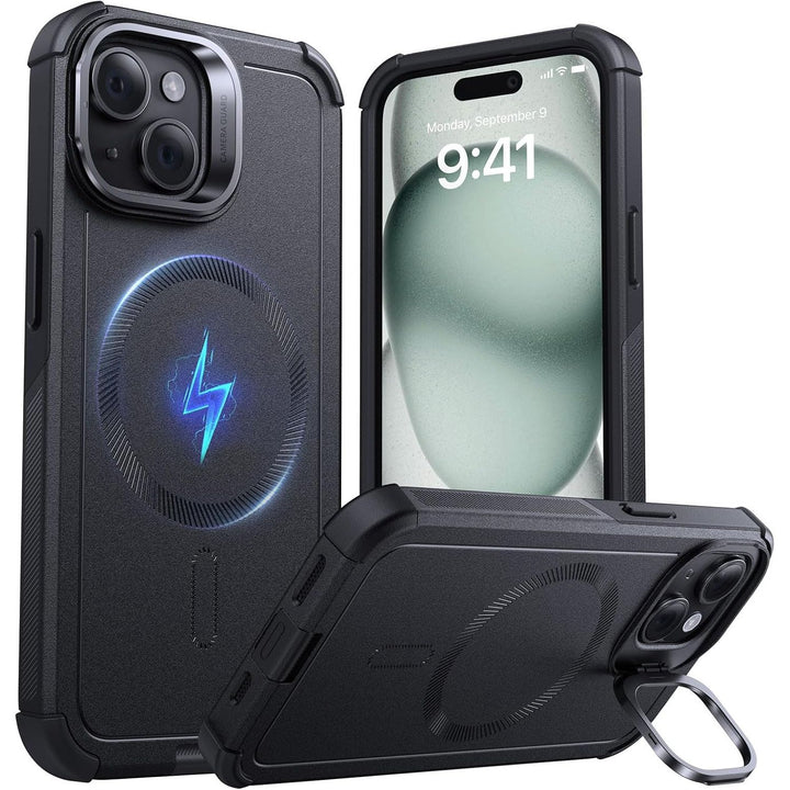 ESR Cyber Series MagSafe Stand Case, 23ft Drop, Green