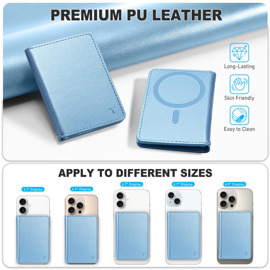 Magsafe PU Wallet - RFID, 6 Slots, Clear ID - DOKUTRONIX