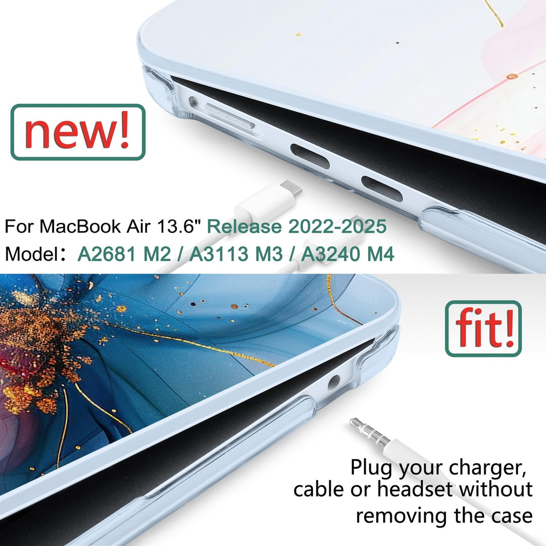 DONGKE Bows & Stars MacBook Air Hard Shell Case