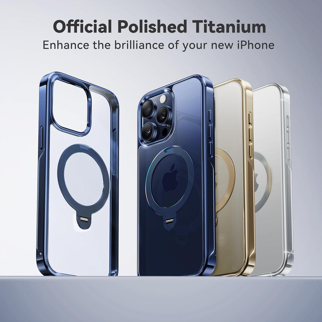 CASEKOO 360° MagSafe Clear Stand Case for iPhone 17 Pro Max