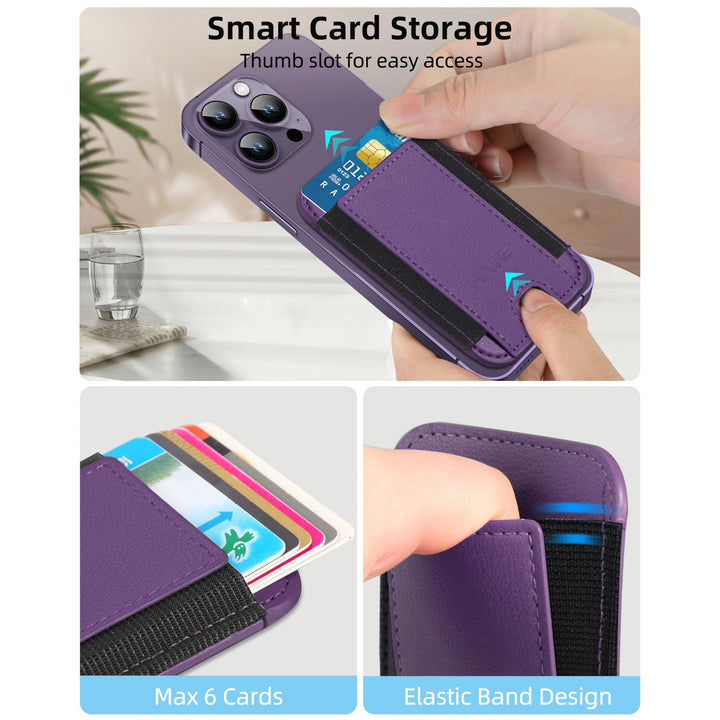 MagSafe Slim Wallet: Magnetic Leather Card Holder - DOKUTRONIX