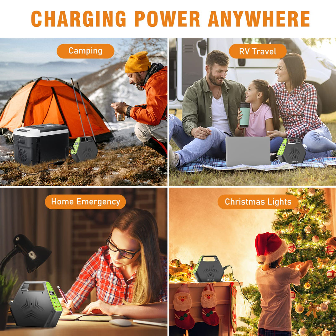 “SolarGo 97: Portable Power Hub for Adventure”