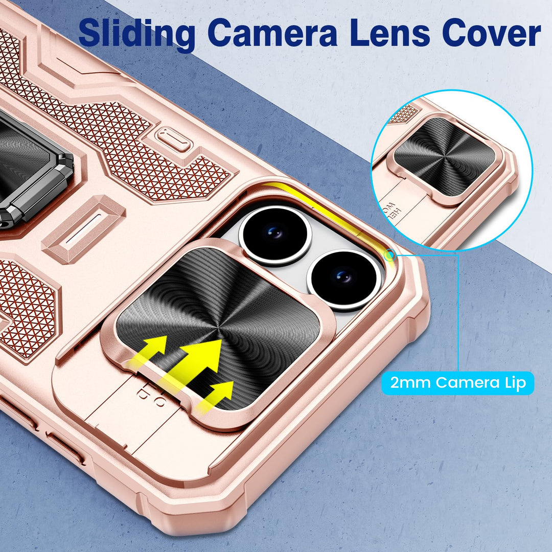 VEGO Armor Case for iPhone 16 Pro Max - Black