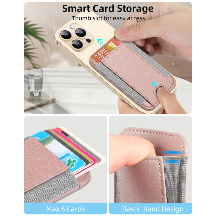 MagSafe Slim Wallet: Magnetic Leather Card Holder - DOKUTRONIX