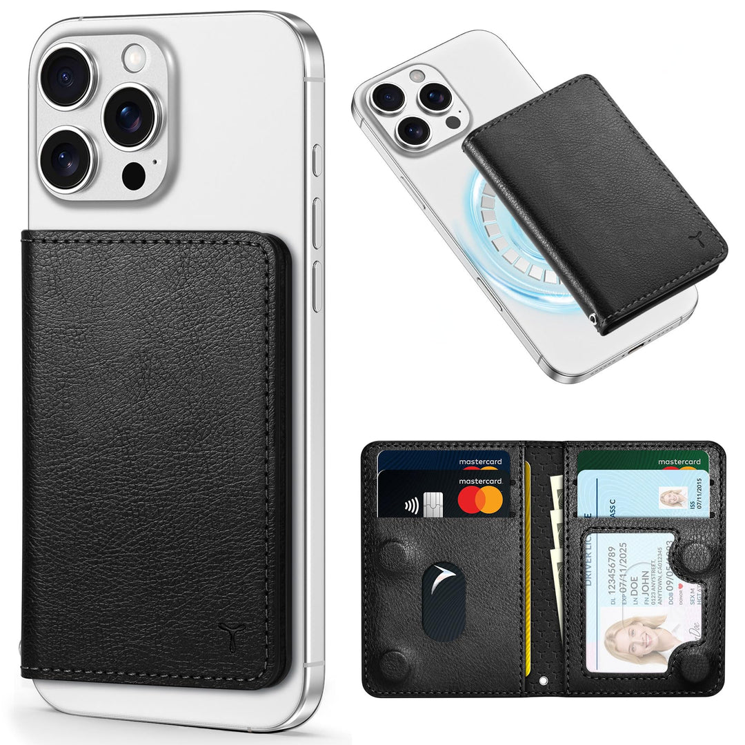 Magsafe PU Wallet - RFID, 6 Slots, Clear ID - DOKUTRONIX