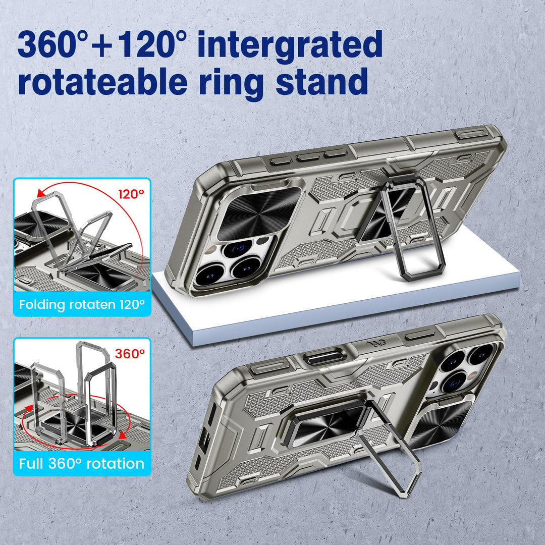 VEGO Armor Case for iPhone 16 Pro Max - Black