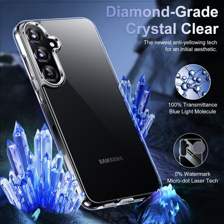 Red2Fire Designed for Samsung Galaxy A16 5G Case, [Military Grade Drop Protection] Non-Slip Heavy Duty Full Body Shockproof Protection Phone Case Galaxy A16 5G Case,Black - DOKUTRONIX