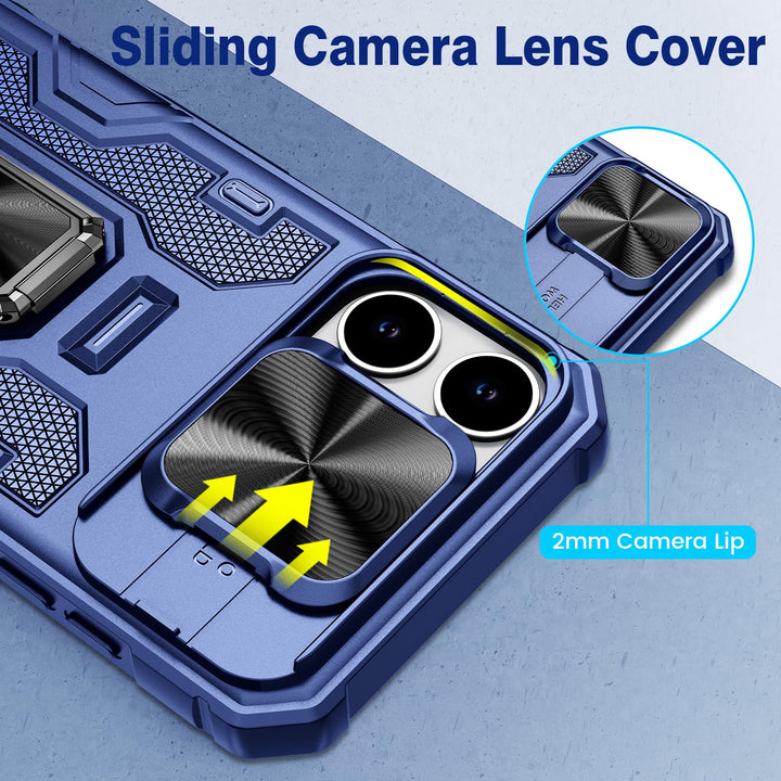 VEGO Armor Case for iPhone 16 Pro Max - Black