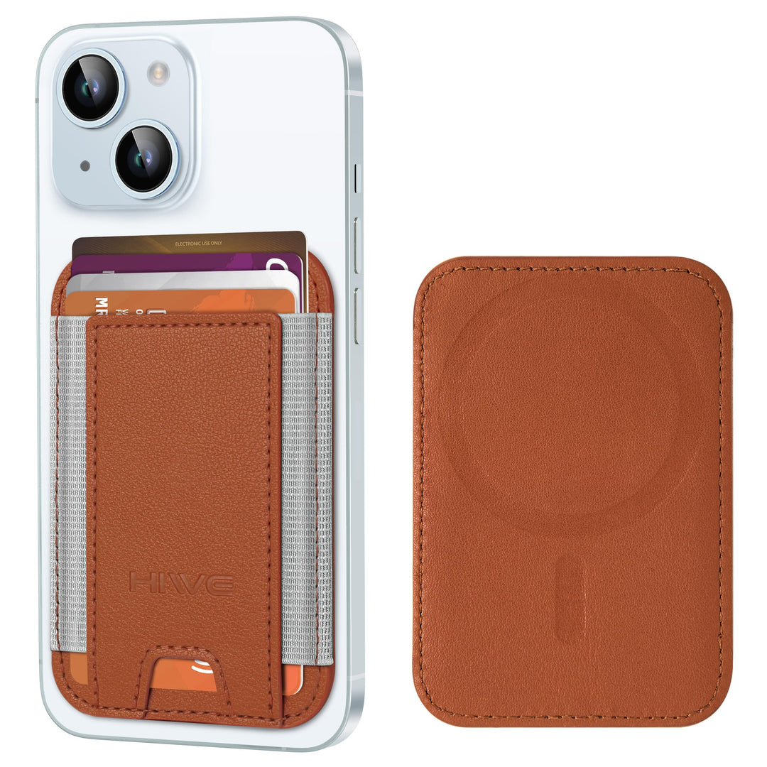 MagSafe Slim Wallet: Magnetic Leather Card Holder - DOKUTRONIX