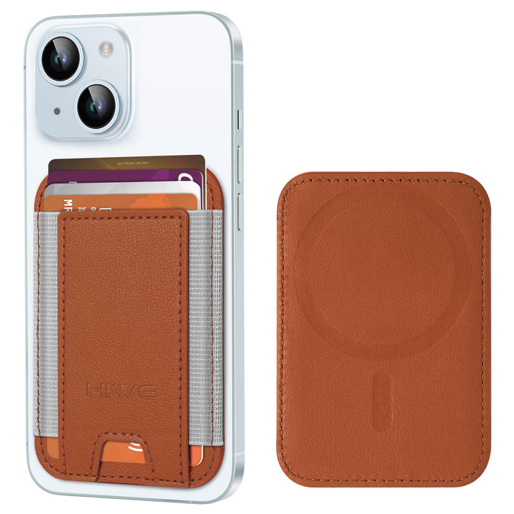 MagSafe Slim Wallet: Magnetic Leather Card Holder - DOKUTRONIX
