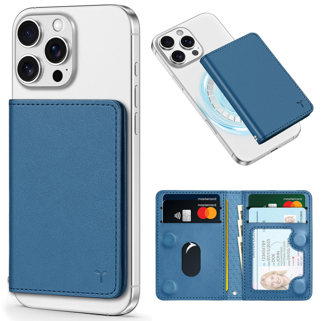 Magsafe PU Wallet - RFID, 6 Slots, Clear ID - DOKUTRONIX