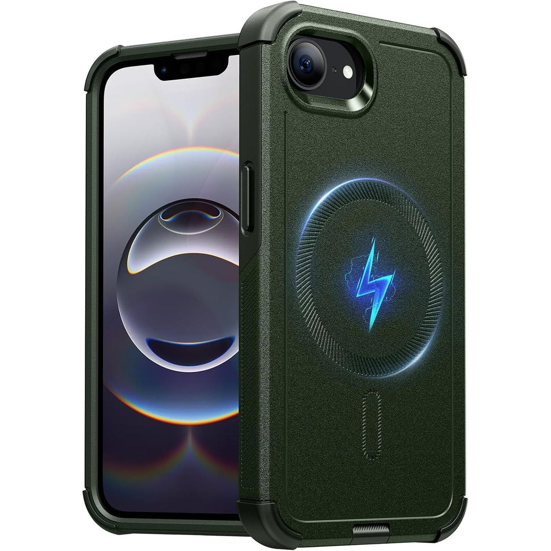 ESR Cyber Series MagSafe Stand Case, 23ft Drop, Green