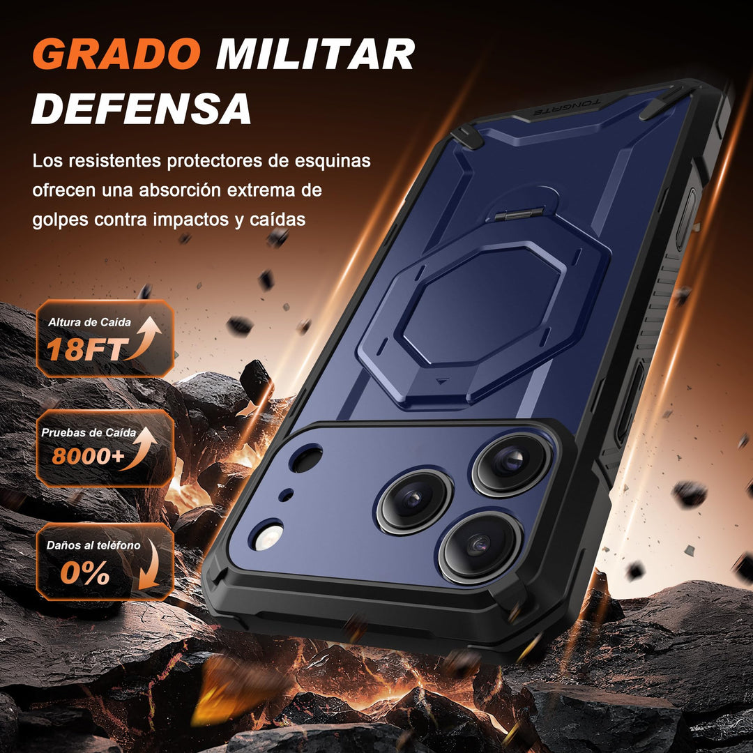 TONGATE 360° MagSafe Armor Case w/ Privacy & Camera Guard