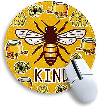 Bee Kind Mouse Pad - 8.6 x 8.6 Inch