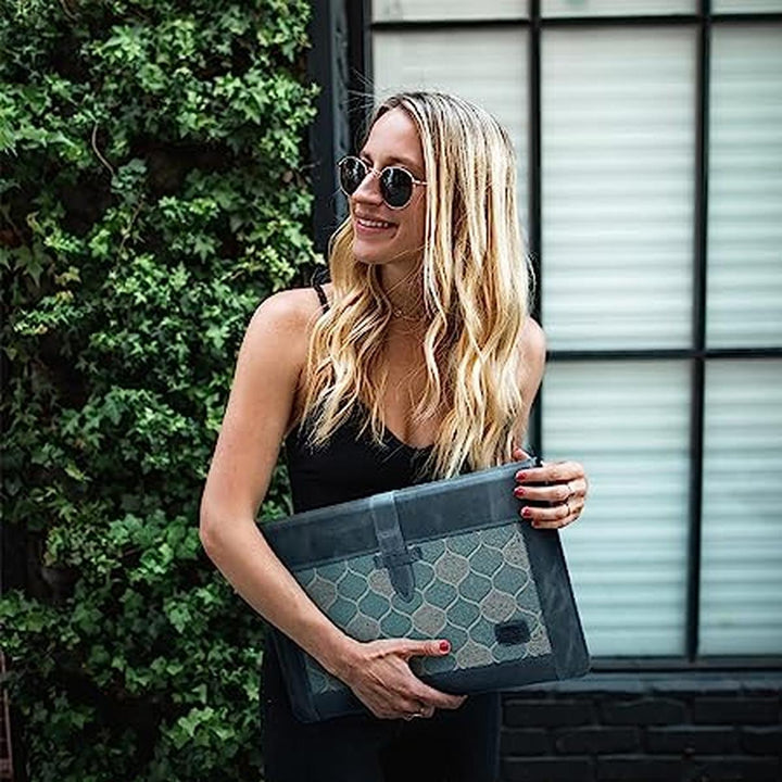 London Luxe Leather Sleeve for MacBook - 14/13/12.9 - DOKUTRONIX